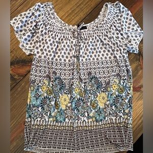 ✨New Directions Multicolor Floral Blouse